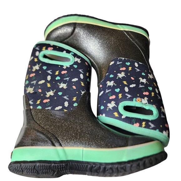 Bogs Classic Pegasus Youth Kids' 3 Season Boots Unicorn Girls Size 5 - Picture 6 of 15